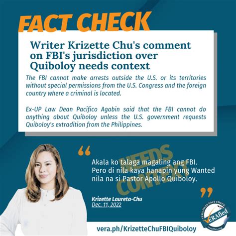 VERA FILES FACT CHECK: Komento ng manunulat .
